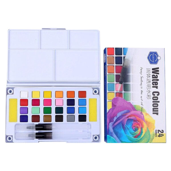 Transparent water colors 12pcs keep smiling