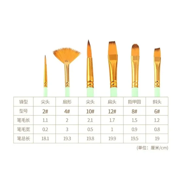 Mix brush set keepsmiling 6pcs - Image 7