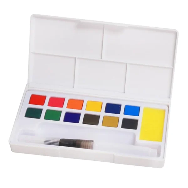 Transparent water colors 12pcs keep smiling - Image 3
