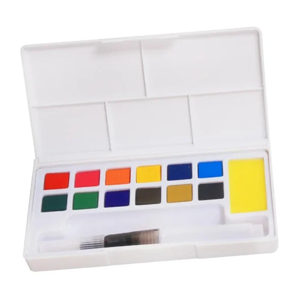 Transparent water colors 12pcs keep smiling - Image 2