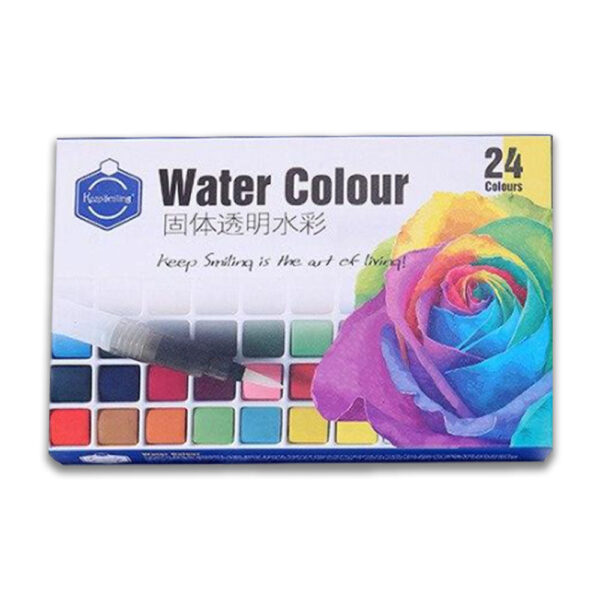 Transparent water colors 12pcs keep smiling - Image 8