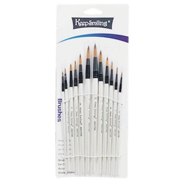 Round paint brush set keepsmiling - Image 3