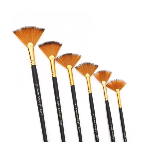 Keepsmiling fan brush set 6pcs - Image 4