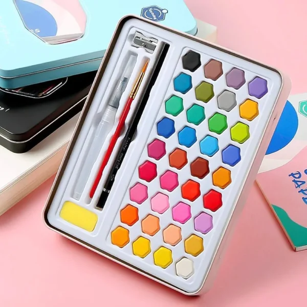 Keepsmiling 36pcs water colors set