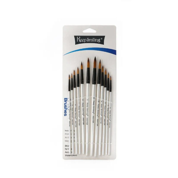 Round paint brush set keepsmiling