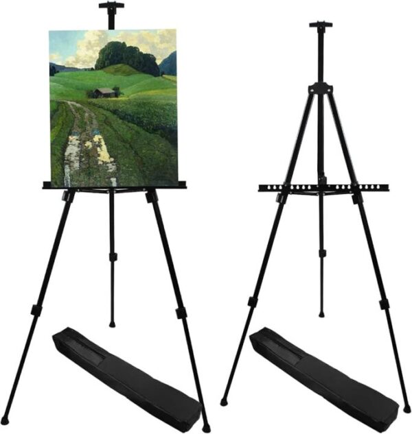 Black easel stand