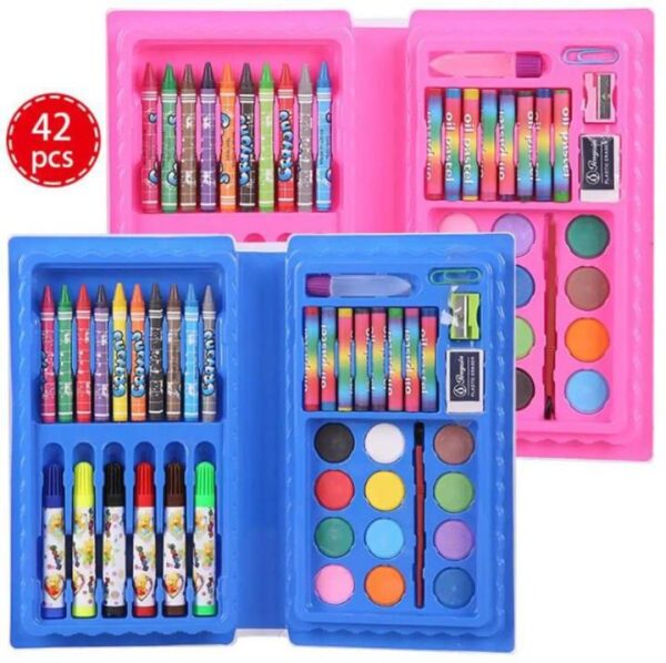 Kids drawings and coloring set 42pcs
