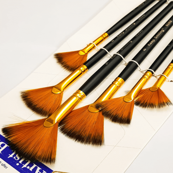 Keepsmiling fan brush set 6pcs - Image 3