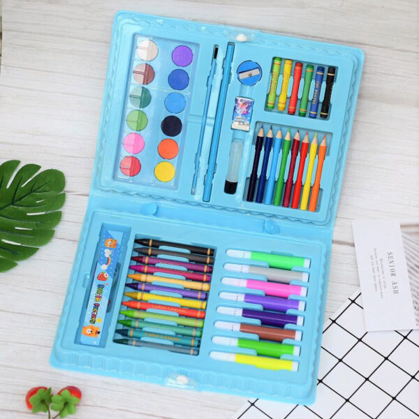 Kids coloring drawing and painting set 68pcs - Image 4