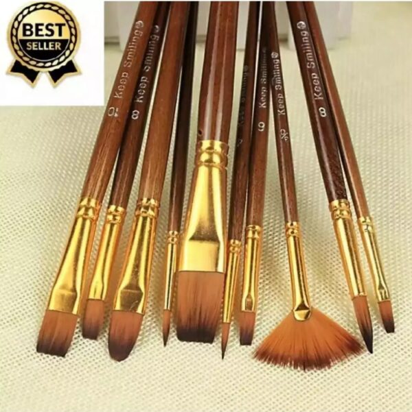 Keepsmiling nylon mix brush set 10pcs - Image 2