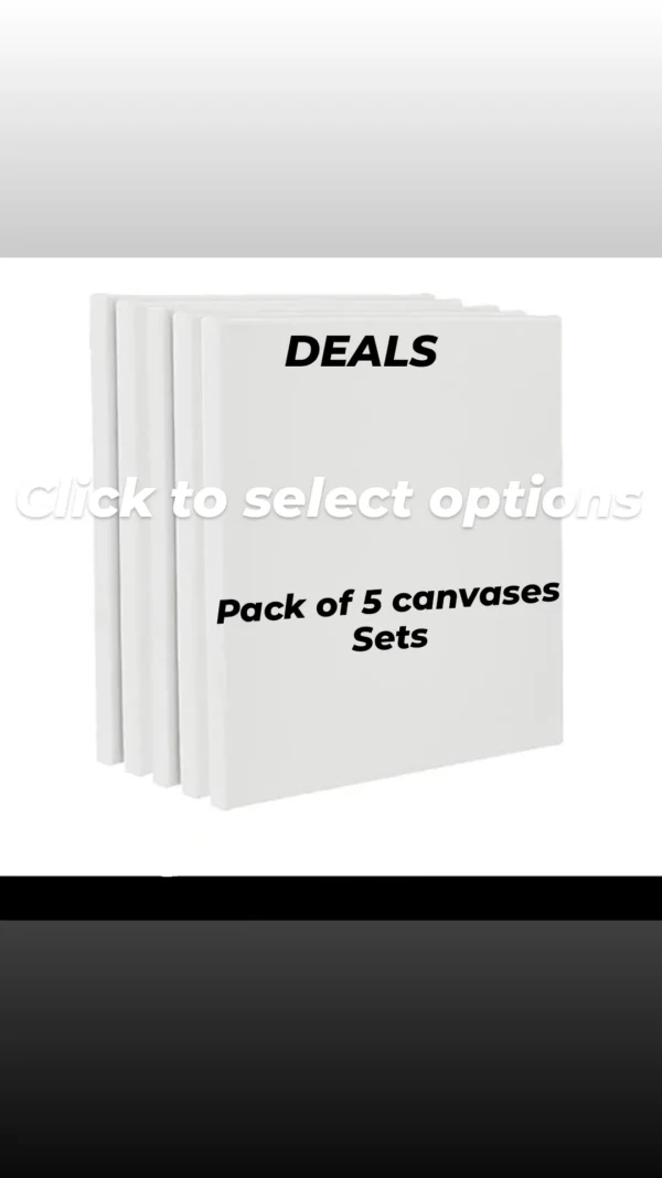 Pack of 5 canvases deals