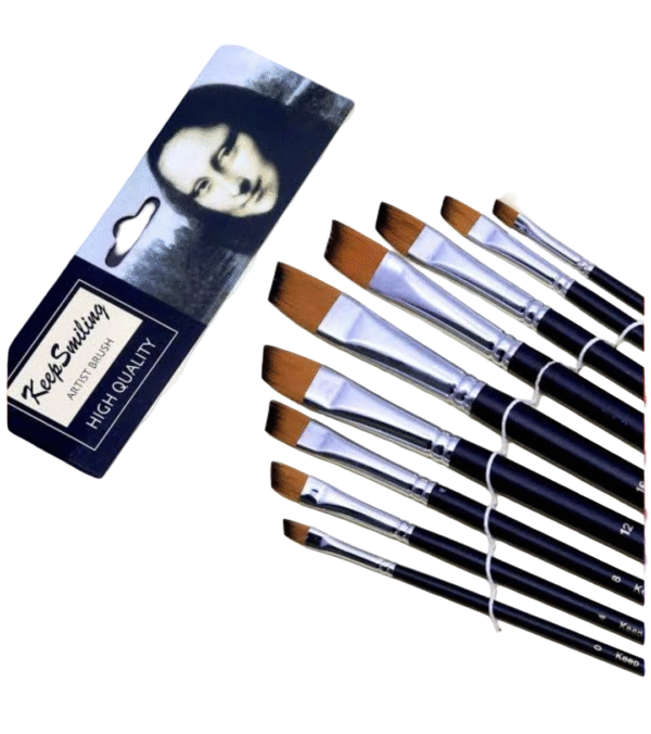 Cut paint brush set of 9pcs (keepsmiling) - Image 2