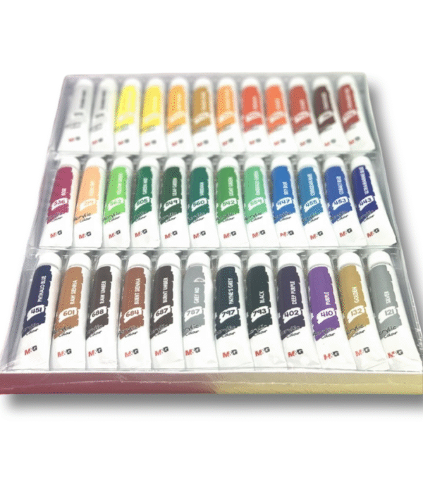 M&G acrylic paint set iof 12/24 & 36 (12ml tubes) - Image 4