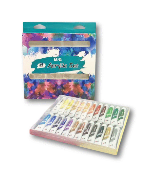 M&G acrylic paint set iof 12/24 & 36 (12ml tubes) - Image 3