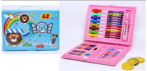 Kids coloring drawing and painting set 68pcs - Image 5