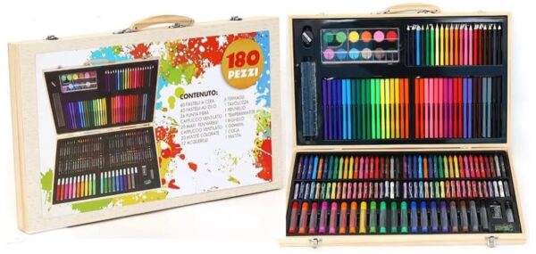 Kids coloring drawing and painting set of 180pcs - Image 2