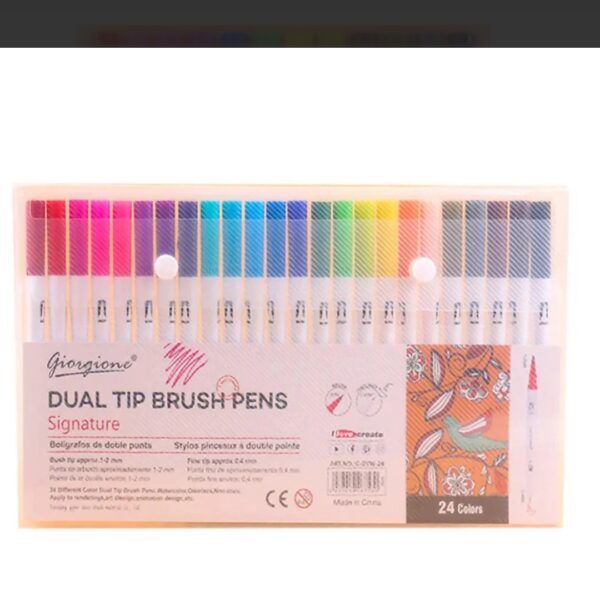Giorgione dual tip brush pen set of 12/24/36 & 48 - Image 5