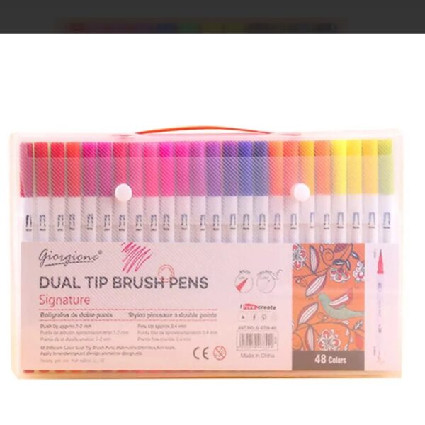 Giorgione dual tip brush pen set of 12/24/36 & 48 - Image 3