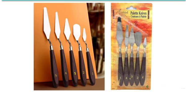 Stainless steel Pallete knife set - Image 2