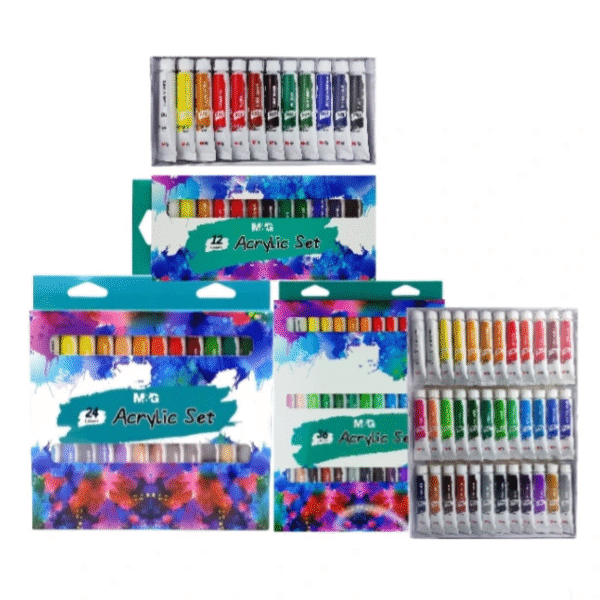 M&G acrylic paint set of 12/24/36 - 12ml tubes