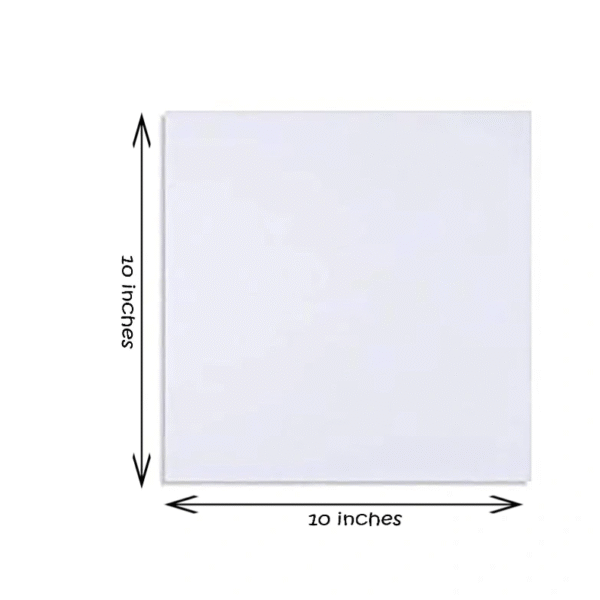 10by10 inches canvas (10×10)