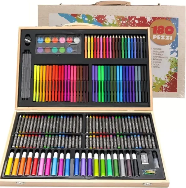 Kids coloring drawing and painting set of 180pcs - Image 3