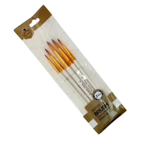 Round brushes 5pcs set keep smiling