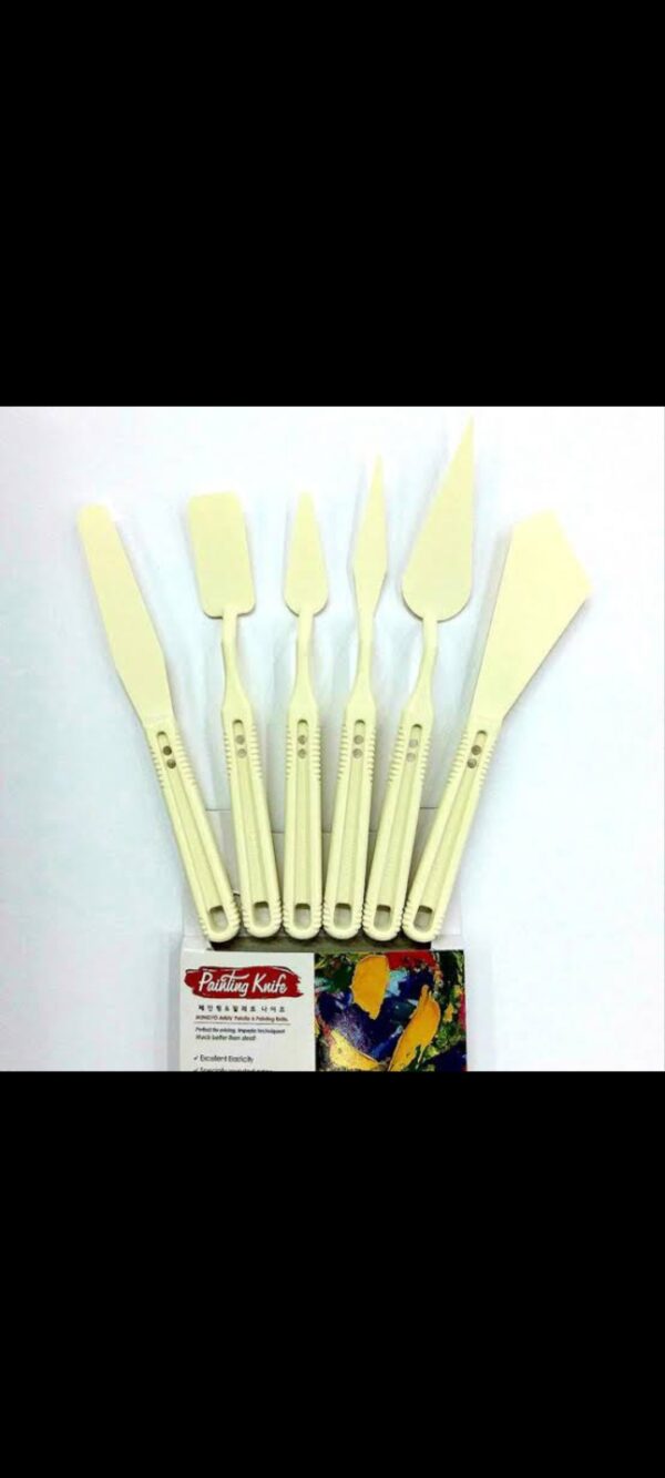 Painting knife set of 6pcs mungyo