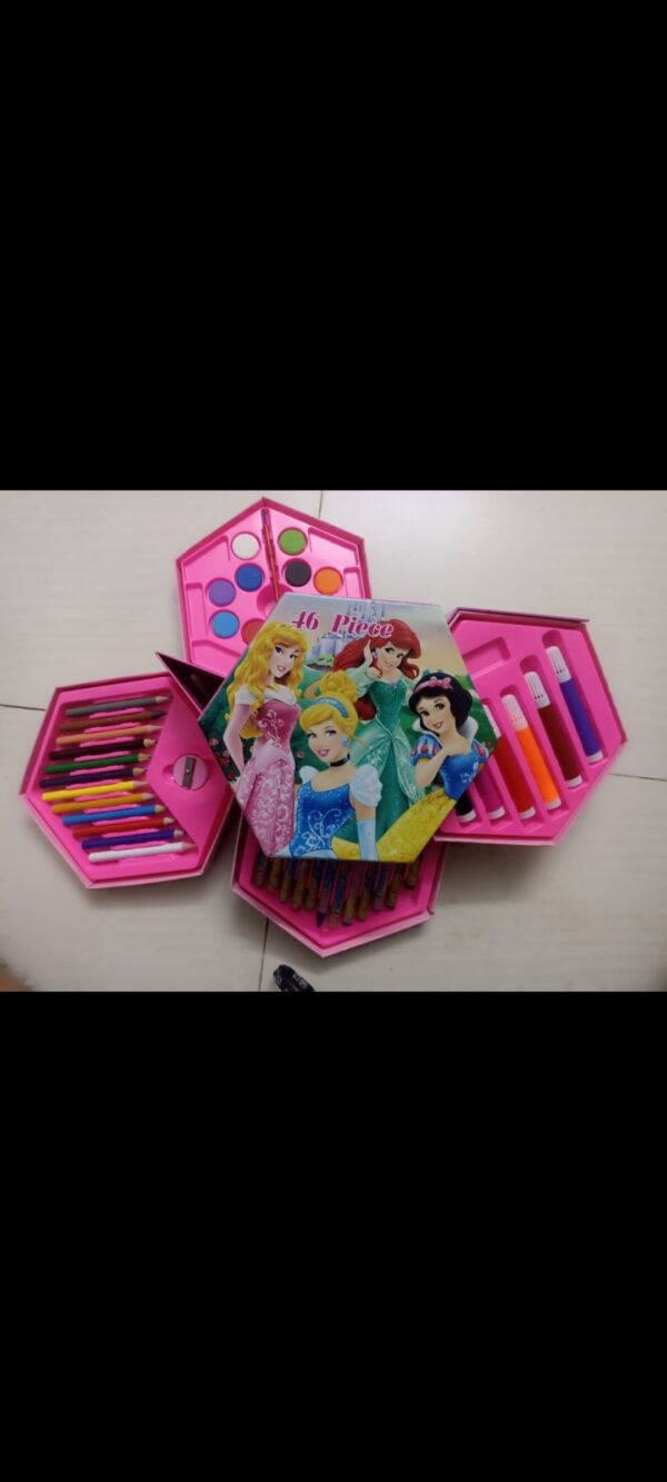 Kids coloring drawing and painting set of 46pcs - Image 7