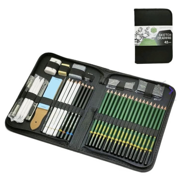 Keep smiling sketch drawing set 42pcs - Image 2