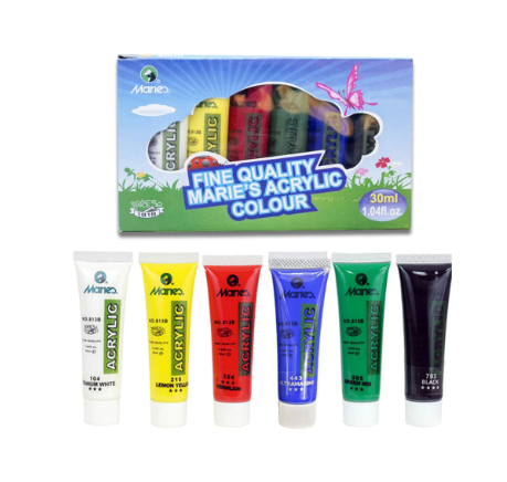Marie's acrylic set 30ml tubes 6pcs set