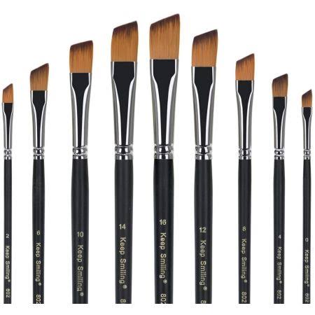Cut paint brush set of 9pcs (keepsmiling)