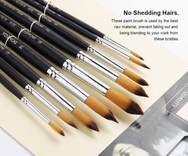 Round pain brush set of 9pcs (keepsmiling) - Image 3