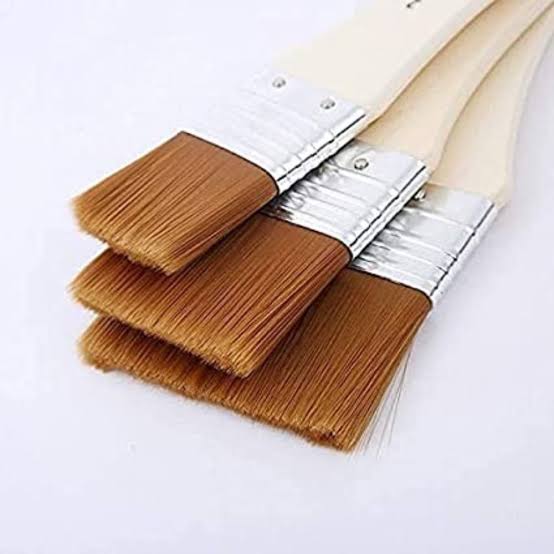 Keep smiling gesso / base brush set of 3pcs