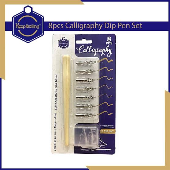 Keepsmiling calligraphy pen set 8pcs