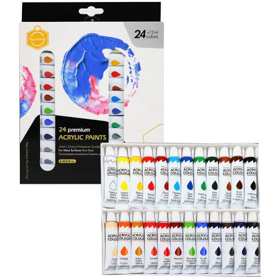 Keep smiling acrylic paint set 24pcs 12ml