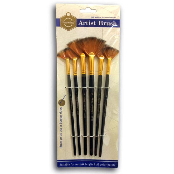 Keepsmiling fan brush set 6pcs - Image 6