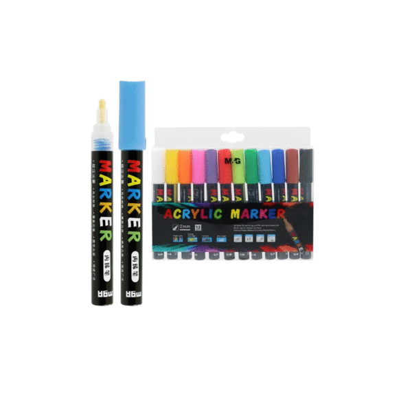 M&G acrylic marker pens set of 6 / 12 - Image 3