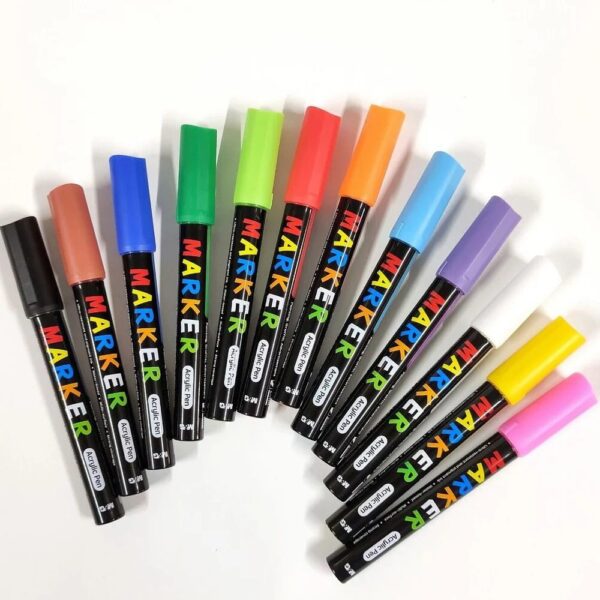 M&G acrylic marker pens set of 6 / 12 - Image 4