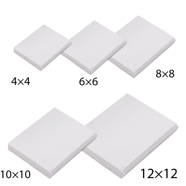 Pack of 5 canvases 4",6",8",10" & 12" - Image 3