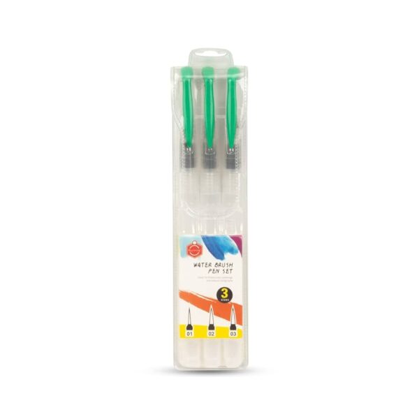 Keep smiling brush pen set 3pcs - Image 2