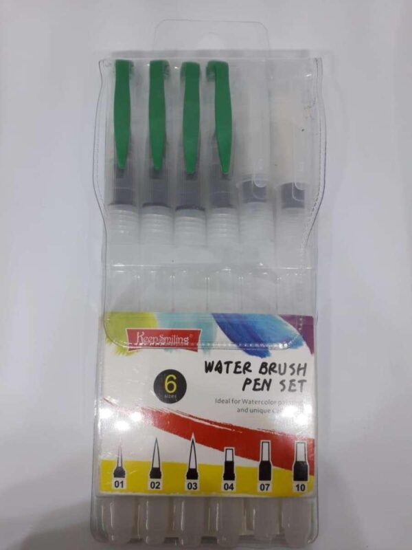 Keep smiling water brush pen set of 5pcs - Image 2