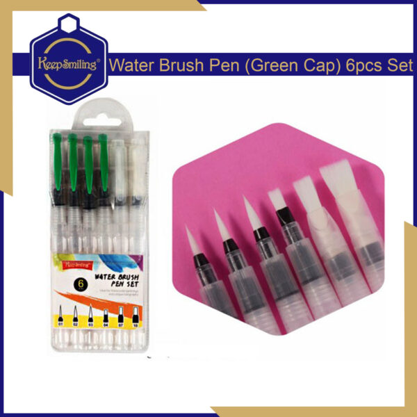 Keep smiling water brush pen set of 5pcs