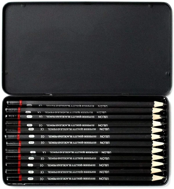 12pcs drawing set , graphite pencil, sketching set - Image 3