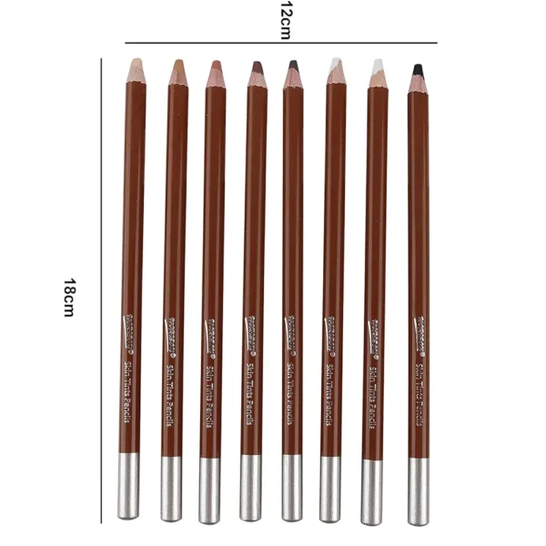 Worison pastel pencils 12 /8 PCs (skin tone) - Image 3