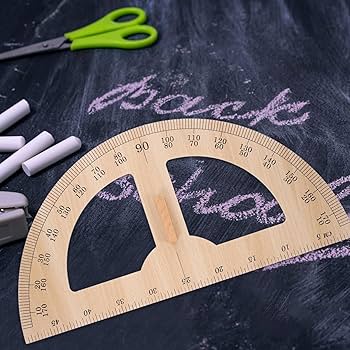Wooden teacher D compass