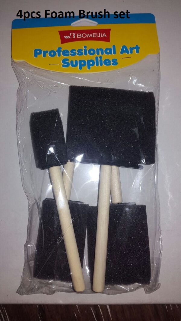Foam brush set of 4pcs - Image 3