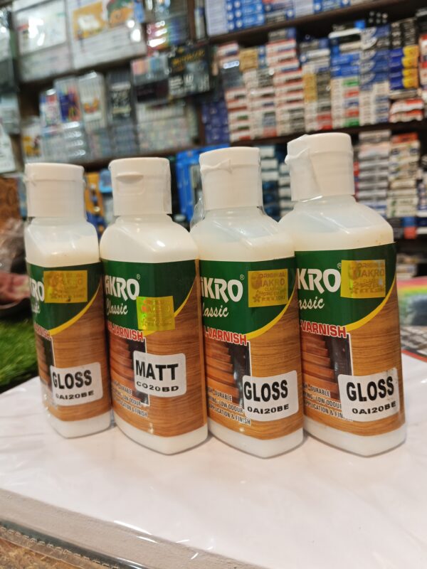 Makro varnish gloss / matt 150gm - Image 3