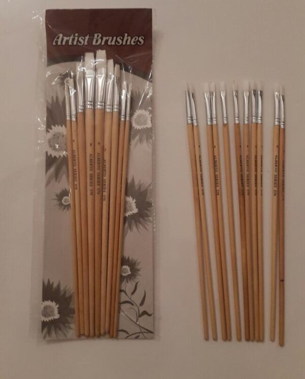 Alberto flat brush set