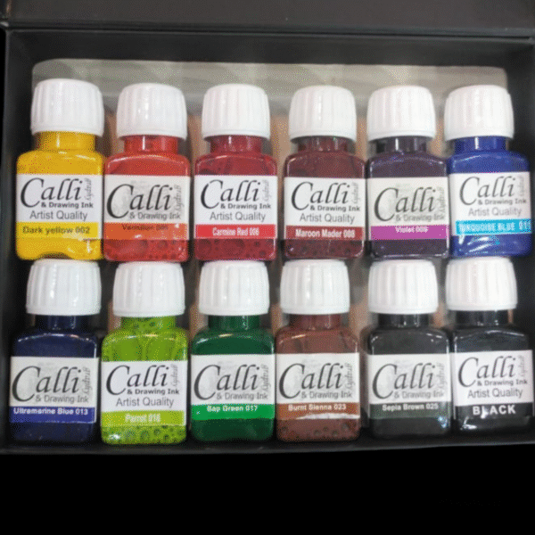 12 Calli inks  for calligraphy - Image 2